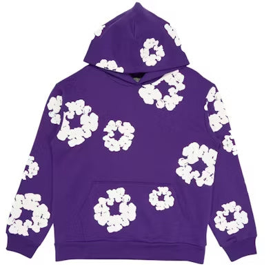 DENIM HOODIE (PURPLE)