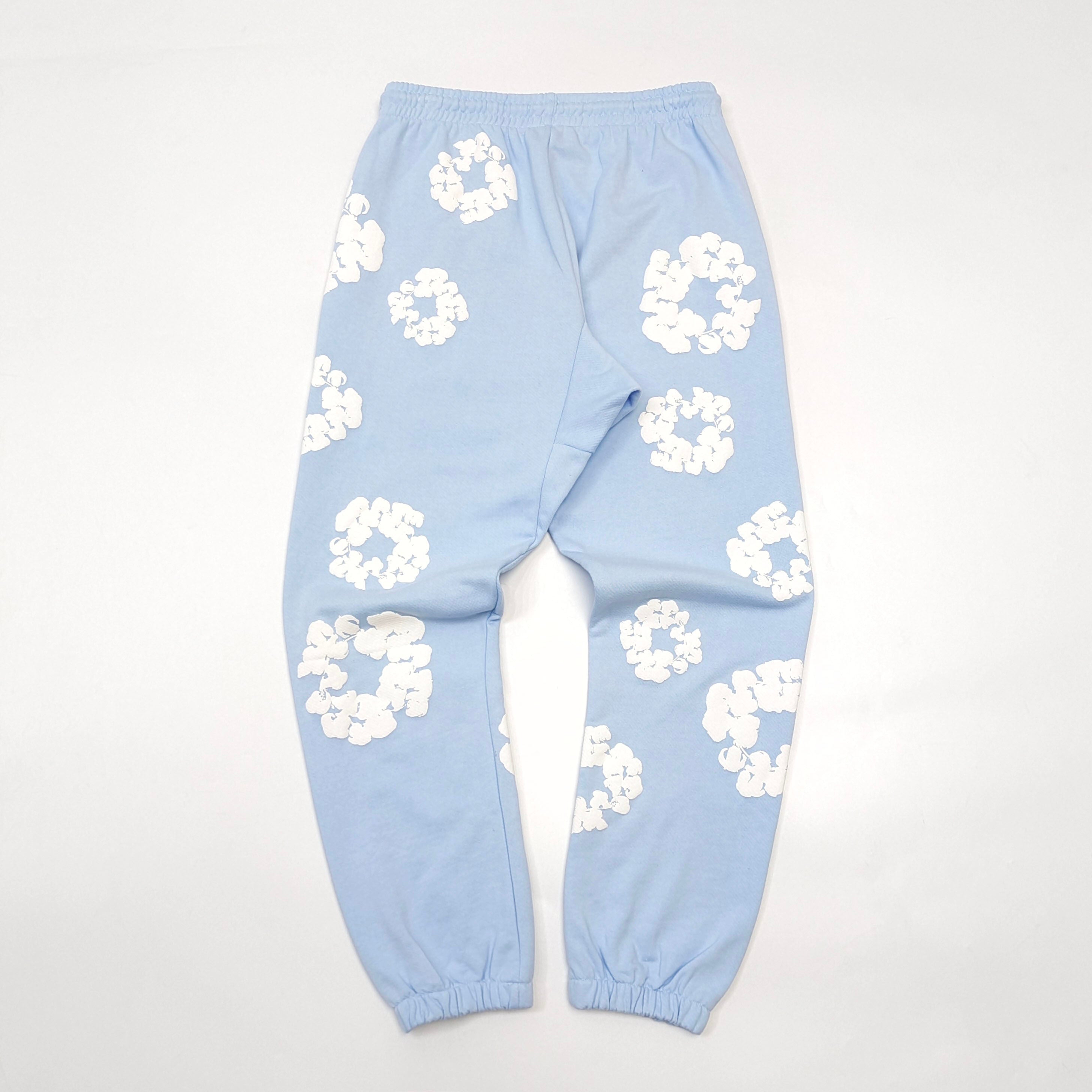 DENIM SWEATPANTS (BABY BLUE)