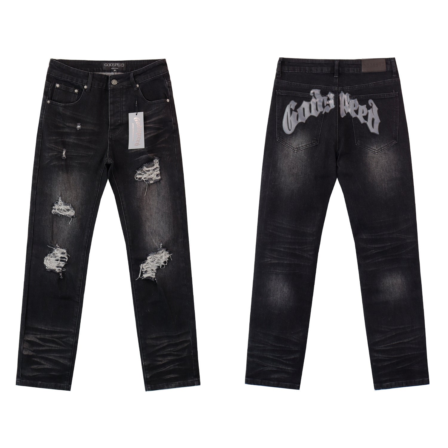 AMIRI ''GODSPEED'' DISTRESSED JEANS