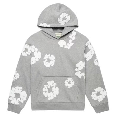 DENIM HOODIE (GRAY)