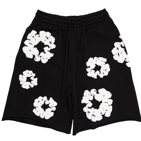DENIM SHORTS (BLACK)