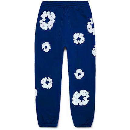 DENIM SWEATPANTS (NAVY BLUE)