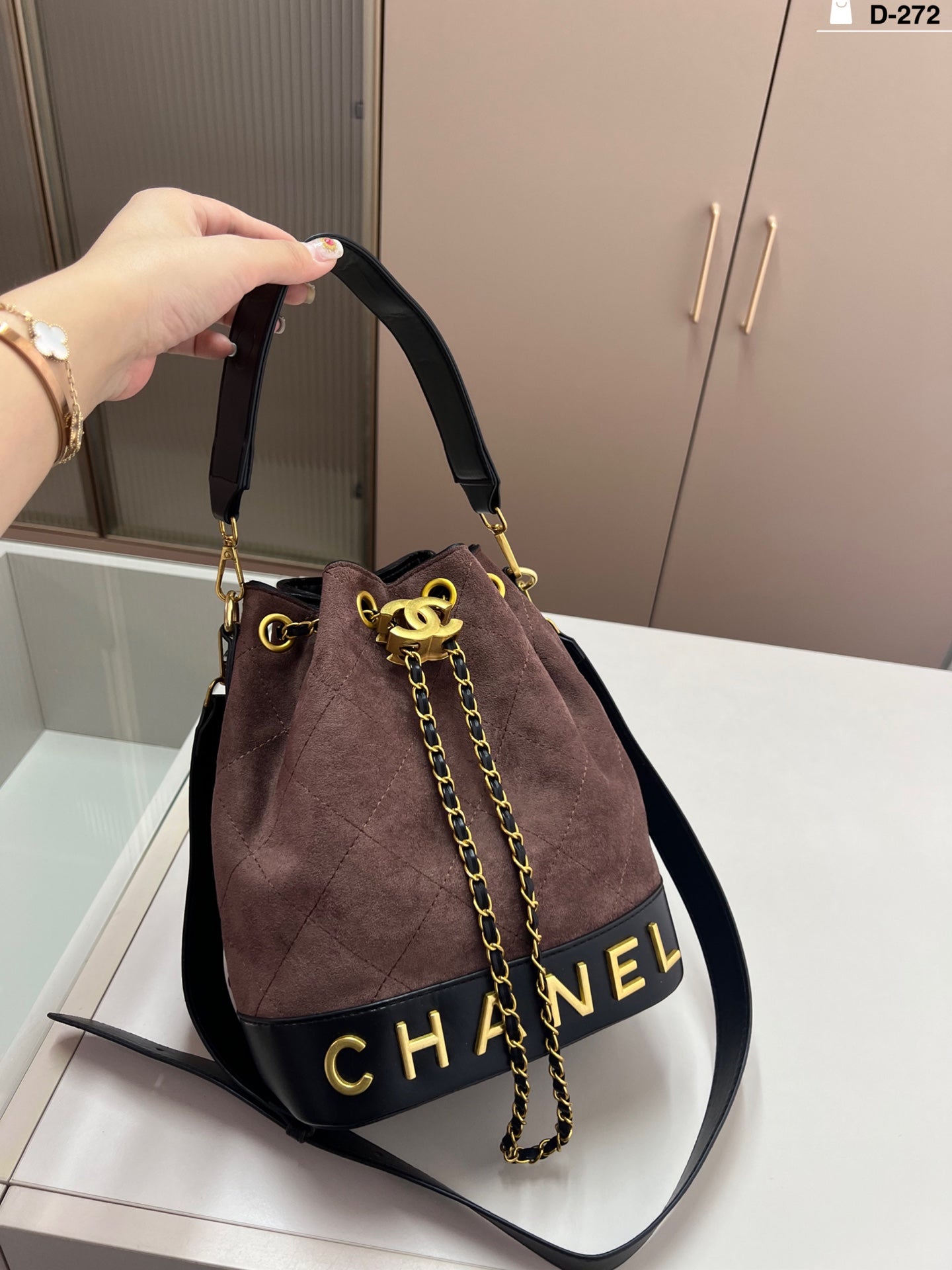 Chanel Drawstring Bucket Bag