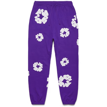 DENIM SWEATPANTS (PURPLE)