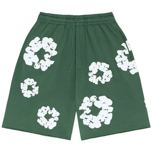 DENIM SHORTS (GREEN)