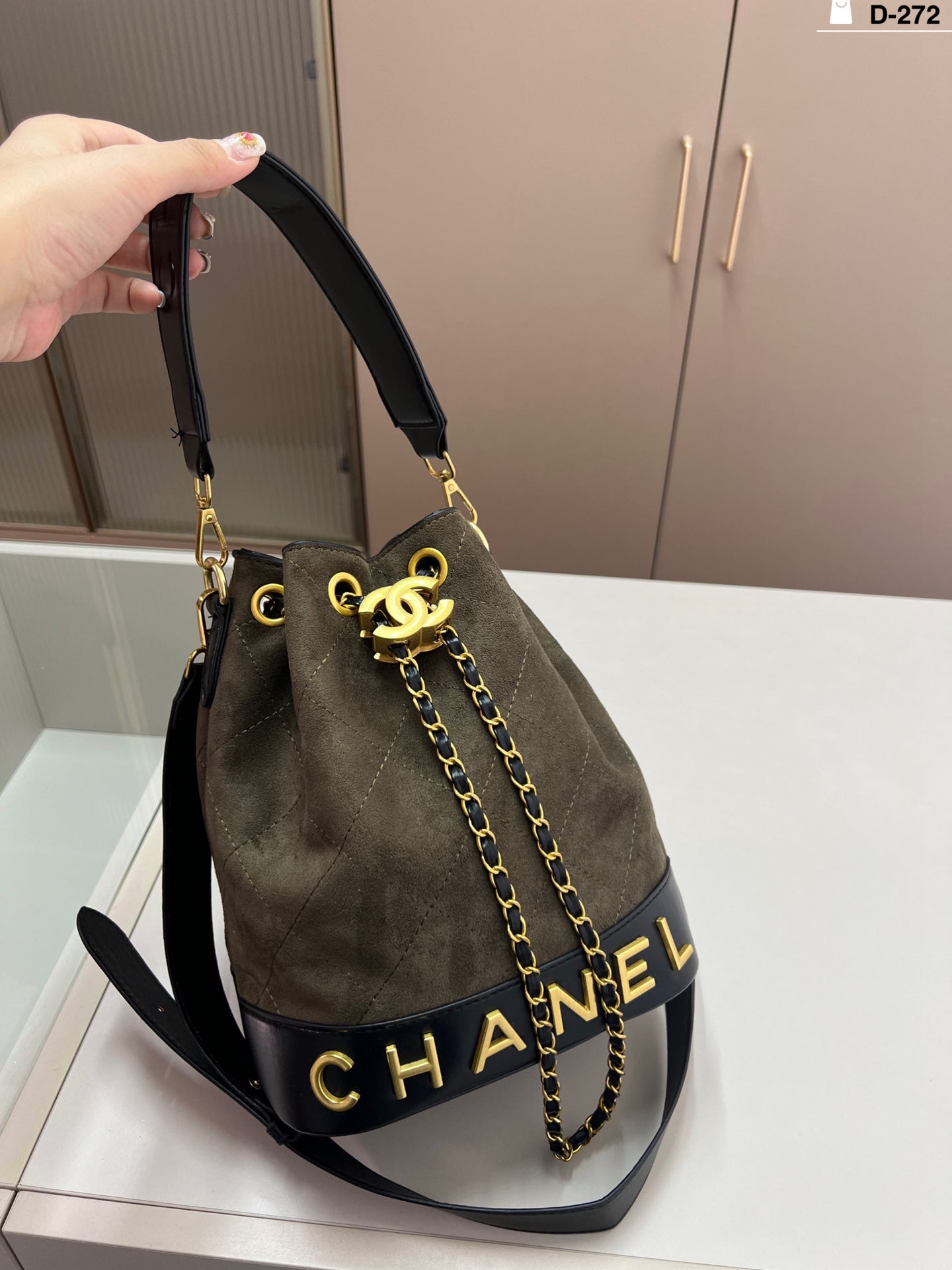 Chanel Drawstring Bucket Bag
