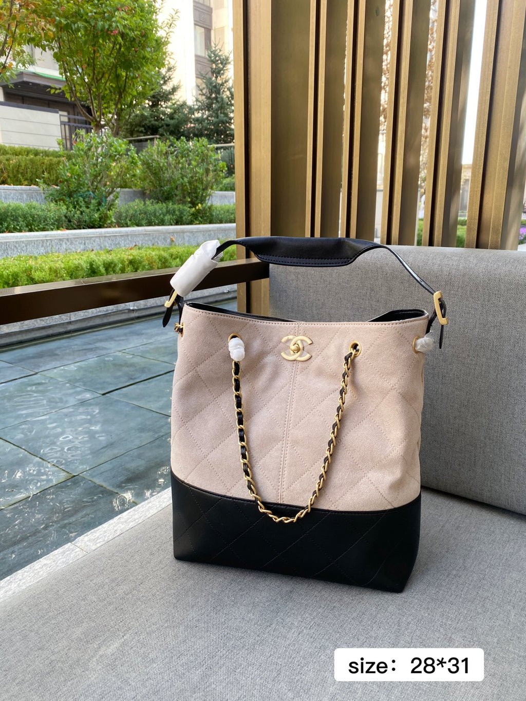 Chanel Drawstring Bucket Bag
