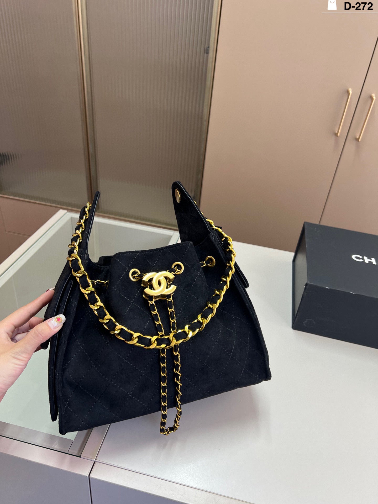 Chanel Drawstring Bucket Bag