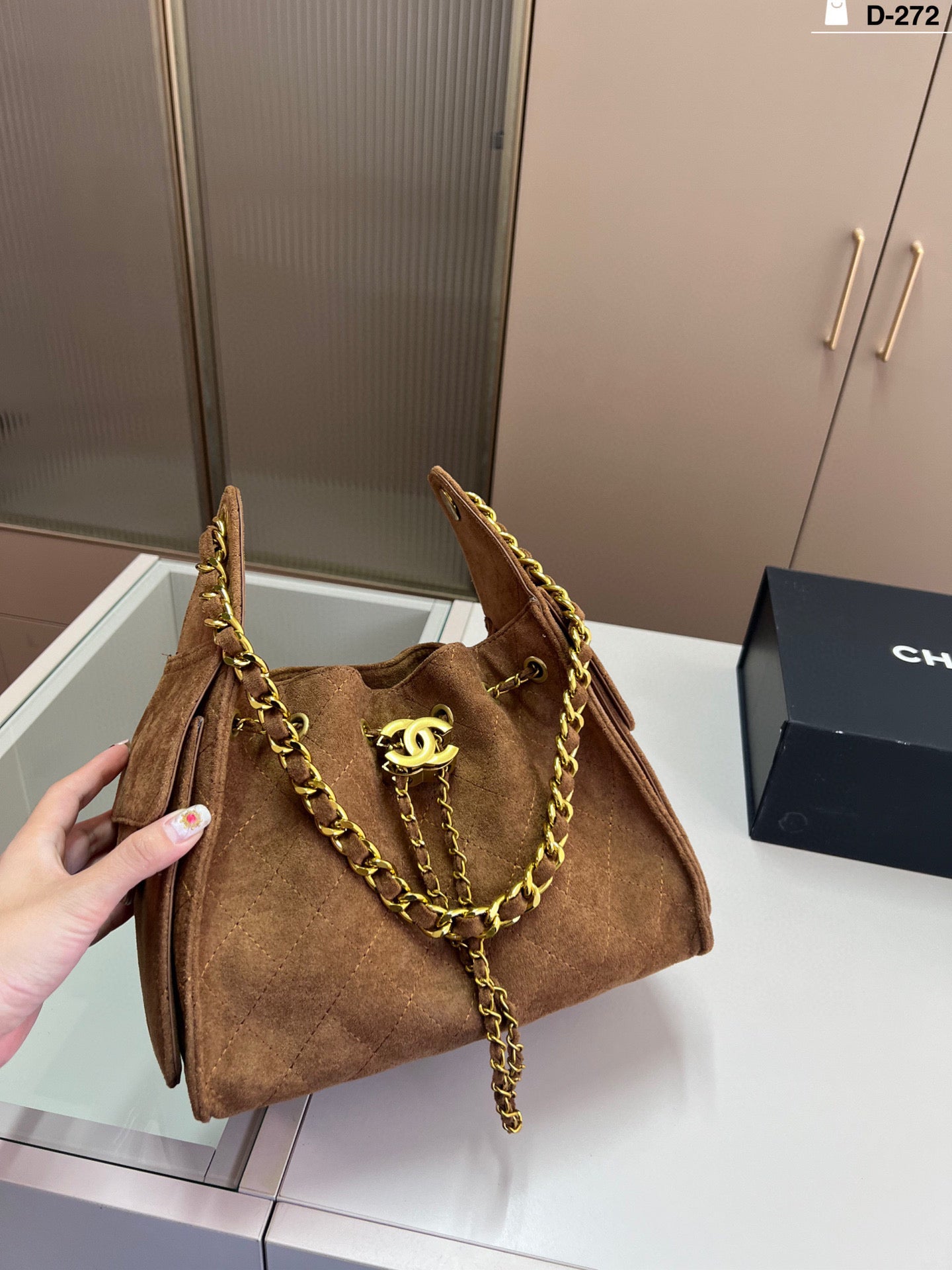 Chanel Drawstring Bucket Bag