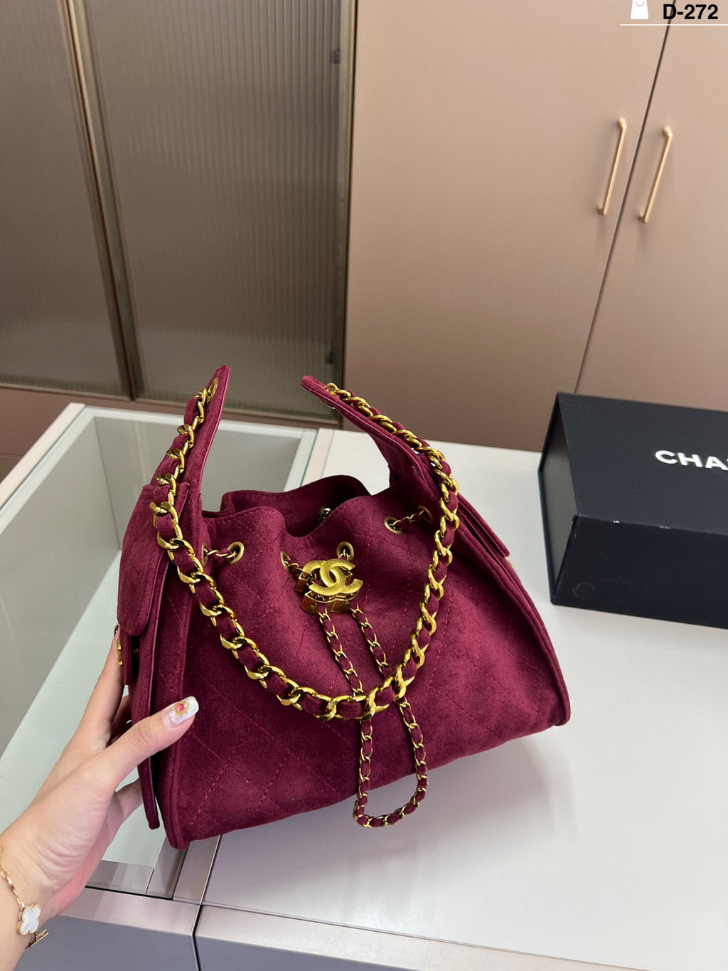 Chanel Drawstring Bucket Bag