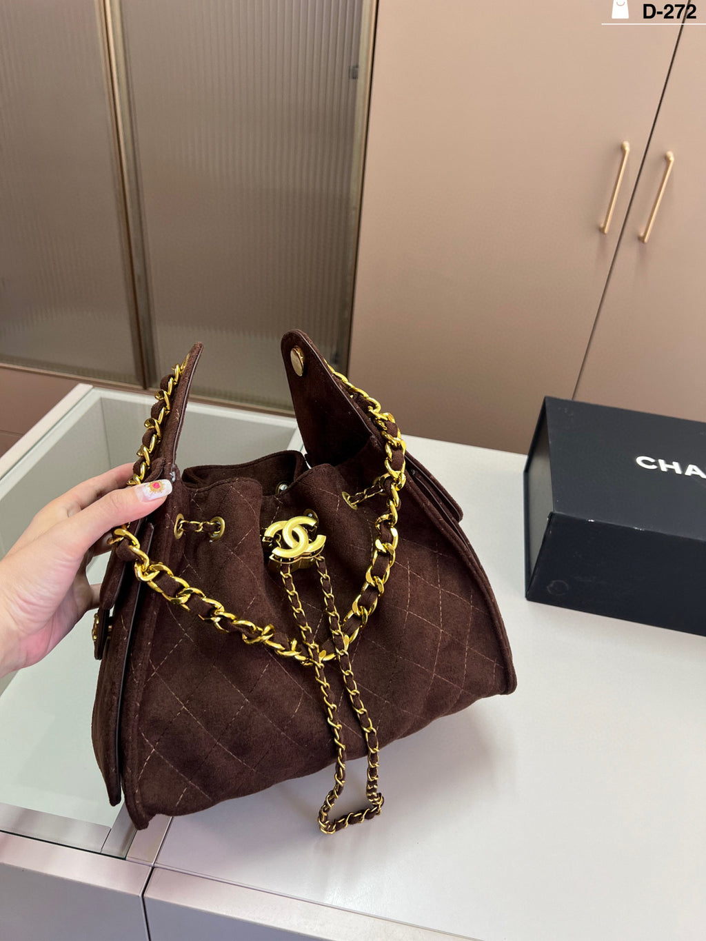 Chanel Drawstring Bucket Bag
