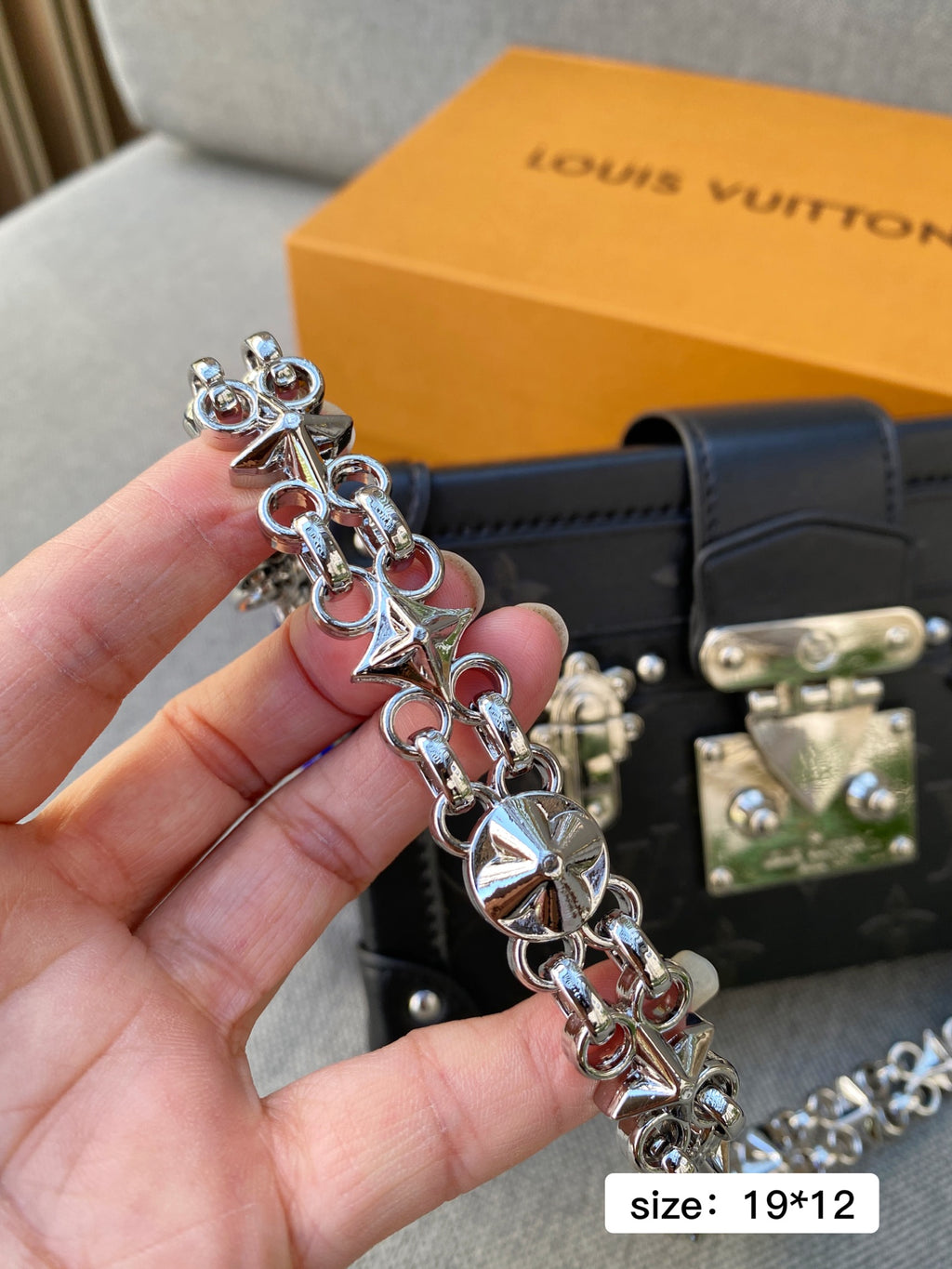 Louis Vuitton Petite Malle Monogram Empreinte Noir Bag