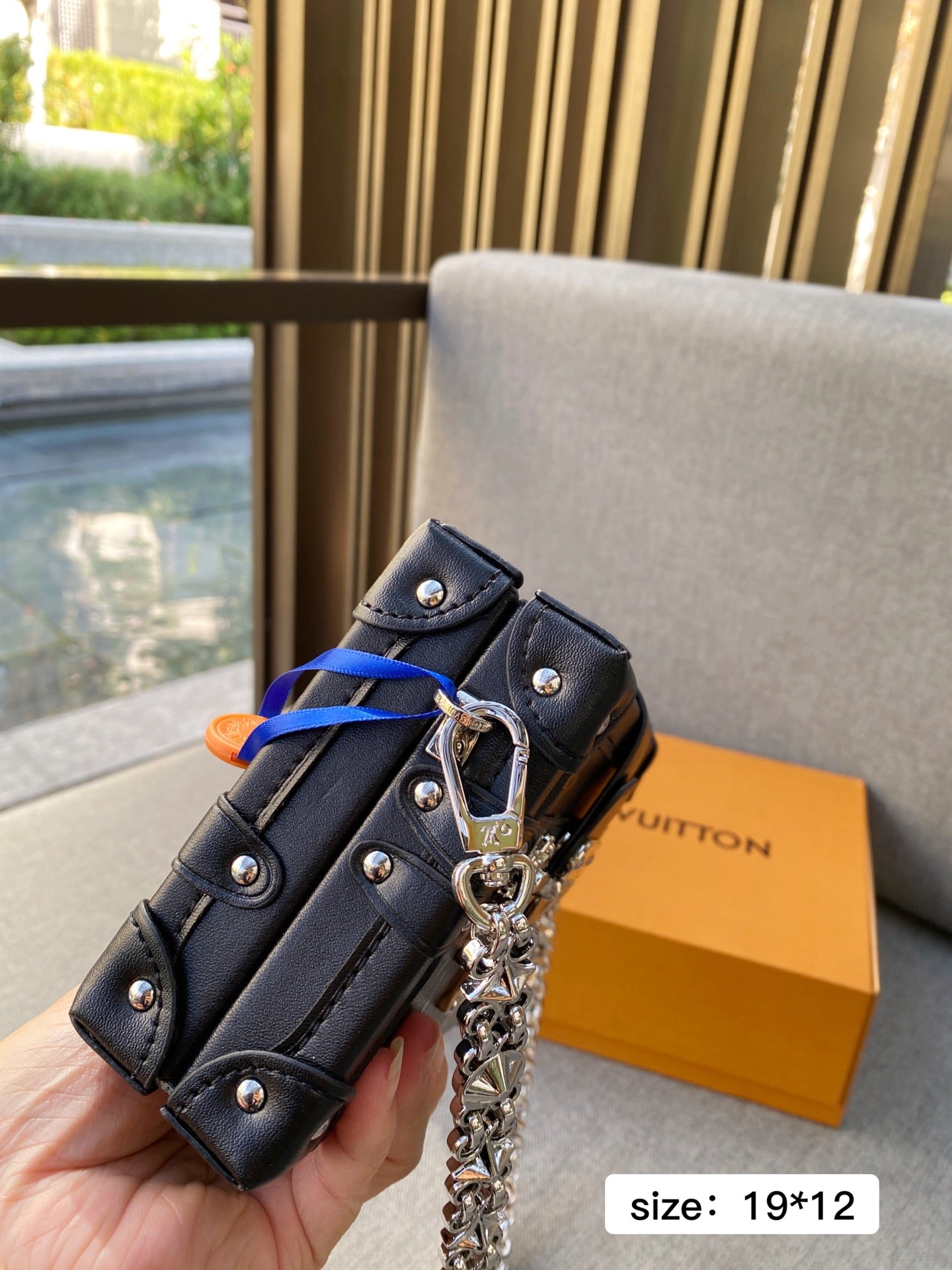 Louis Vuitton Petite Malle Monogram Empreinte Noir Bag