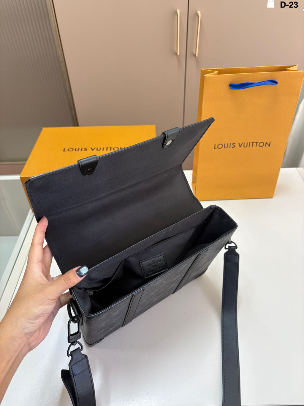 Louis Vuitton Soft Trunk in Monogram Eclipse Canvas