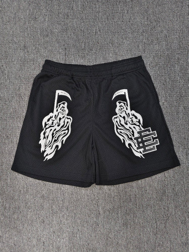 Eric Emanuel – Black Grim Reaper Shorts