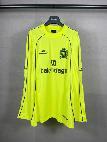 Balenciaga x Umbro Soccer Jersey Long Sleeve (Neon Yellow Edition)