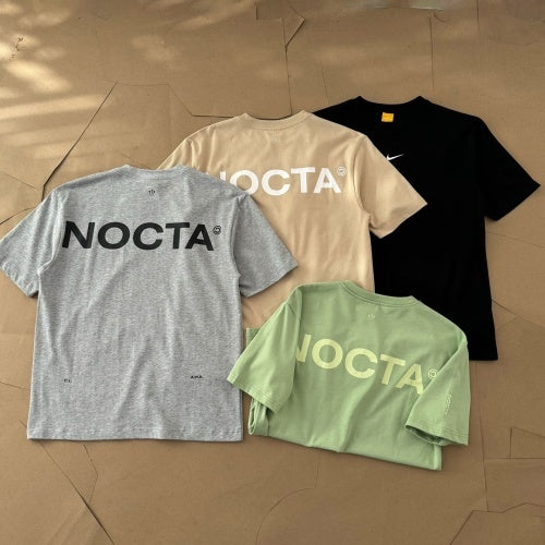 NOCTA – Grey, Beige, Black & Green Logo Tees