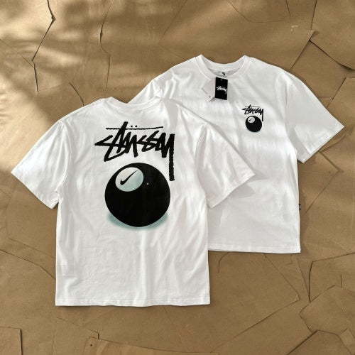 Stüssy – White 8-Ball Tee