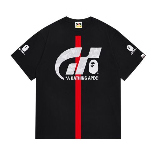 BAPE x Gran Turismo – Black GT Logo Tee