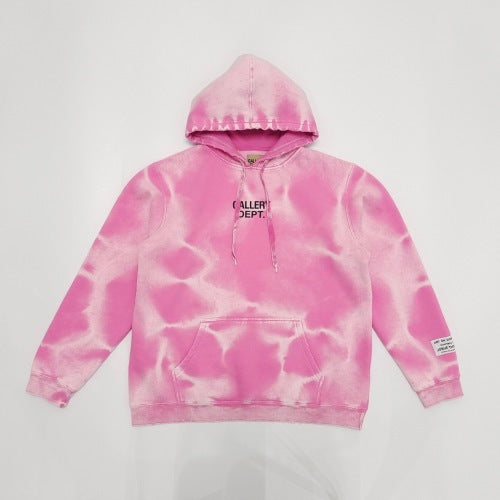 Gallery Dept. Tie-Dye Hoodie (Pink Wash)