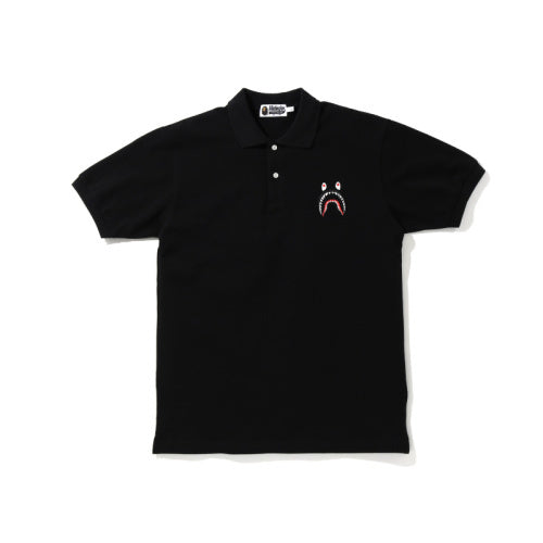 BAPE Shark Polo Shirt in Black