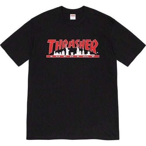Supreme x Thrasher “Skyline” T-Shirt (Black)