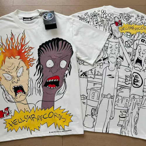 Hellstar Records x MTV parody T-shirt