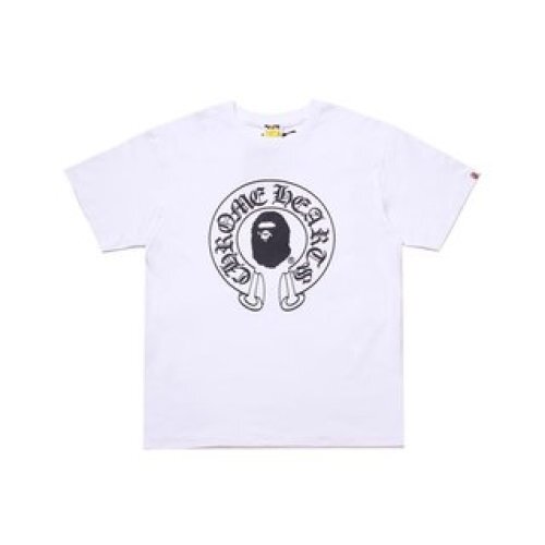 BAPE – White Chrome Hearts Collab Tee