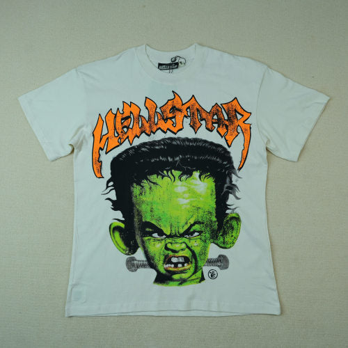 Hellstar “Frankenstein” Tee (White/Green/Orange)