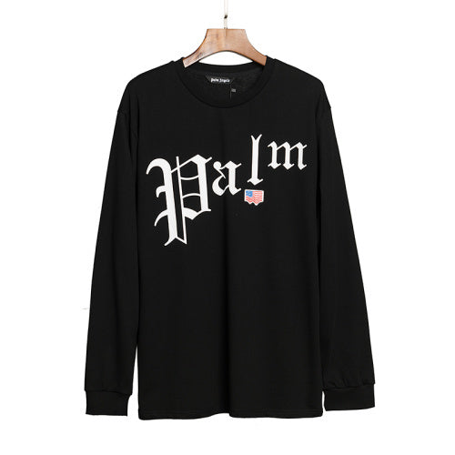 Palm Angels “Palm USA” Long Sleeve T-Shirt (Black)