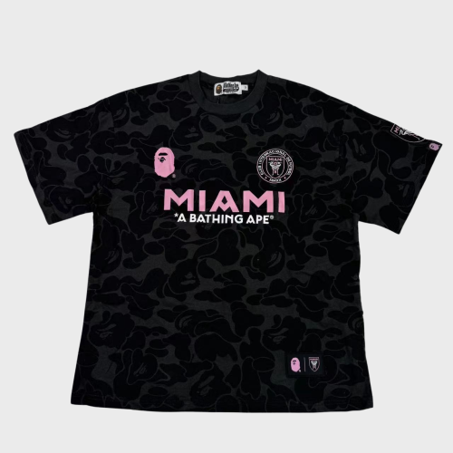 BAPE – Black Miami Camo Tee