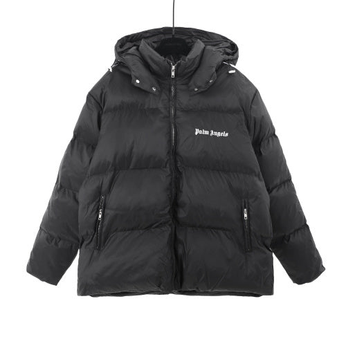 Palm Angels “Logo Puffer Jacket” (Black)