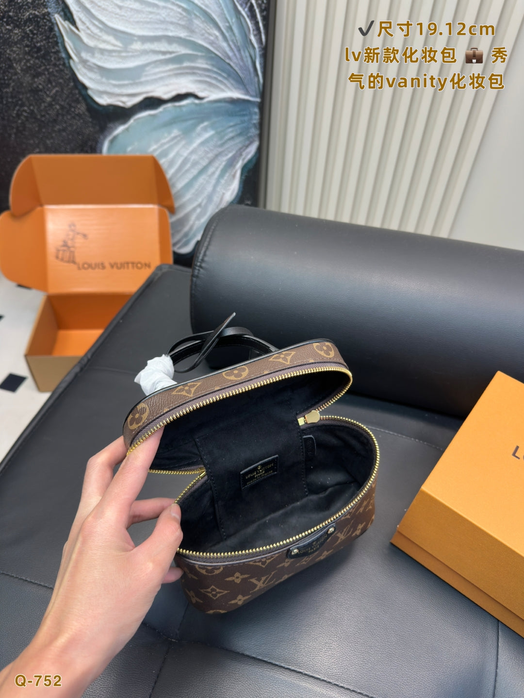 Louis Vuitton Vanity PM Monogram Canvas Bag