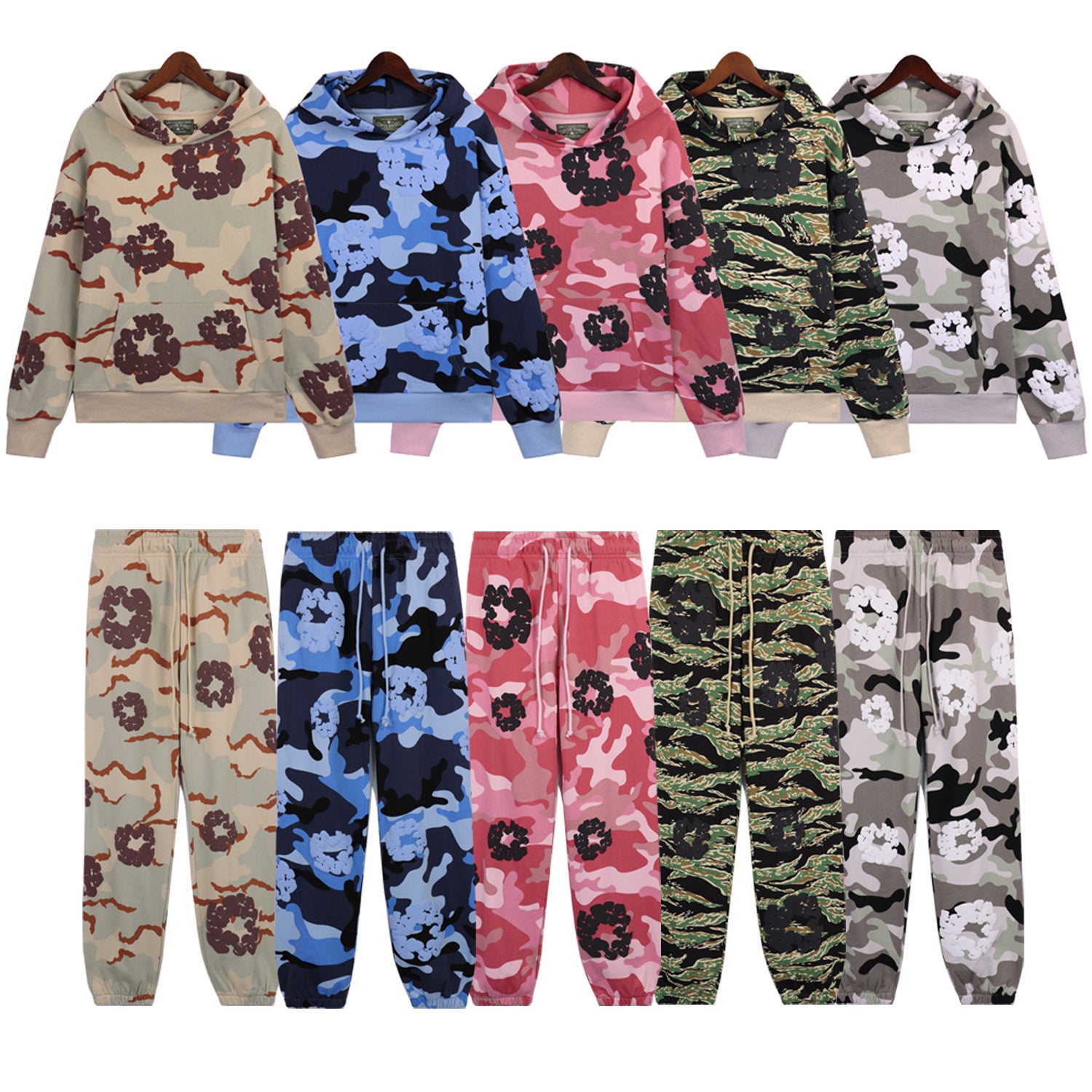 Denim Tear Camo Sets