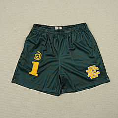 Eric Emanuel – Green “1” Mesh Shorts