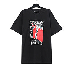 Palm Angels “Ski Club” T-Shirt (Black/Red)