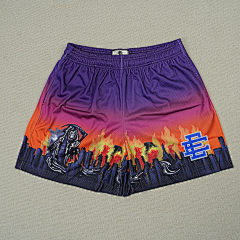 Eric Emanuel – Purple Sunset Panther Shorts