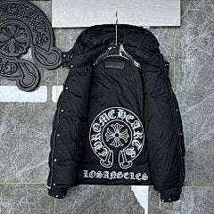 Chrome Hearts – Black Quilted Puffer Jacket