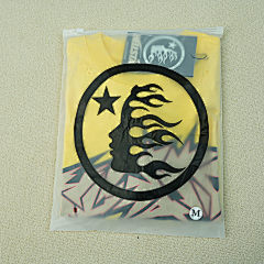Hellstar “Graffiti Logo” Distressed Tee (Yellow Wash)