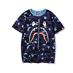 BAPE Shark Mouth Tee – Navy Blue Drop