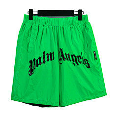 Palm Angels “Swim Logo” Shorts (Neon Green)