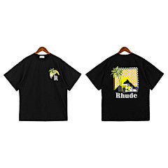 Rhude “Palm Tree Sunset” T-Shirt (Black)
