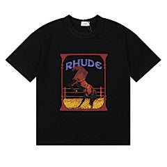 Rhude “Horse Ranch” T-Shirt (BLACK)