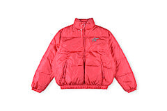 Sp5der “Star Logo” Puffer Jacket – Hot Coral Red