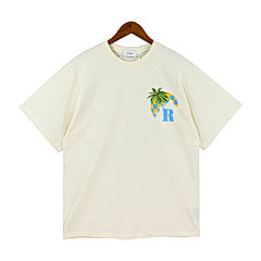 Rhude “Palm Tree Sunset” T-Shirt (BIEGE)