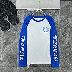 Chrome Hearts “Royal Raglan” Long Sleeve – Blue & White