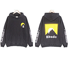 Rhude “Mountain Sunset” Hoodie (Black/Yellow)