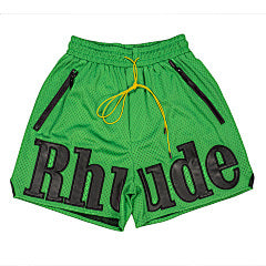 Rhude “Mesh Logo” Shorts (GREEN)