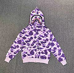 BAPE – Purple Leopard Camo Hoodie