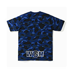 BAPE Shark Tee in Blue Camo